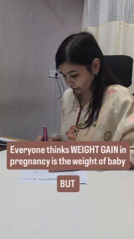Dr. Gahlot breaks down exactly where pregnancy weight goes, beyond just the baby.