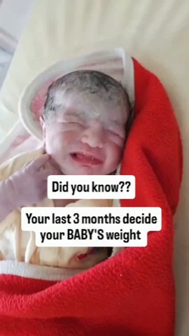 Why the third trimester matters most for birth weight